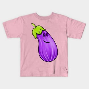 Eggplant Kids T-Shirt